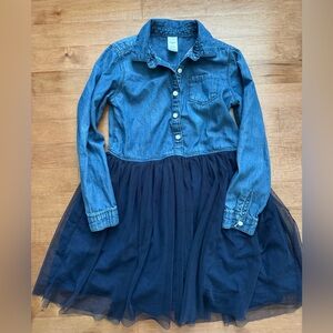 Oshkosh girls denim shirt dress